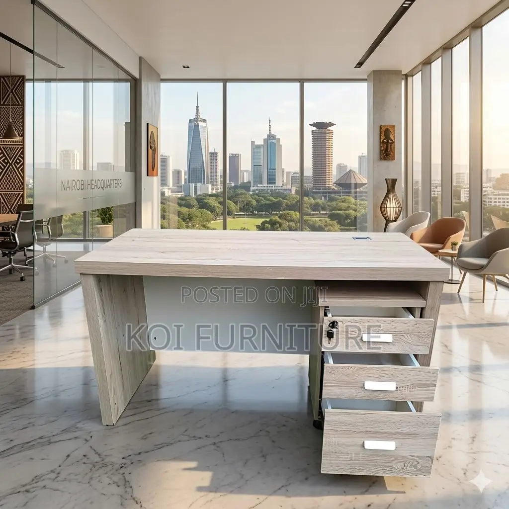 Office Desk; 1.4 Meters Executive Home Office Desk