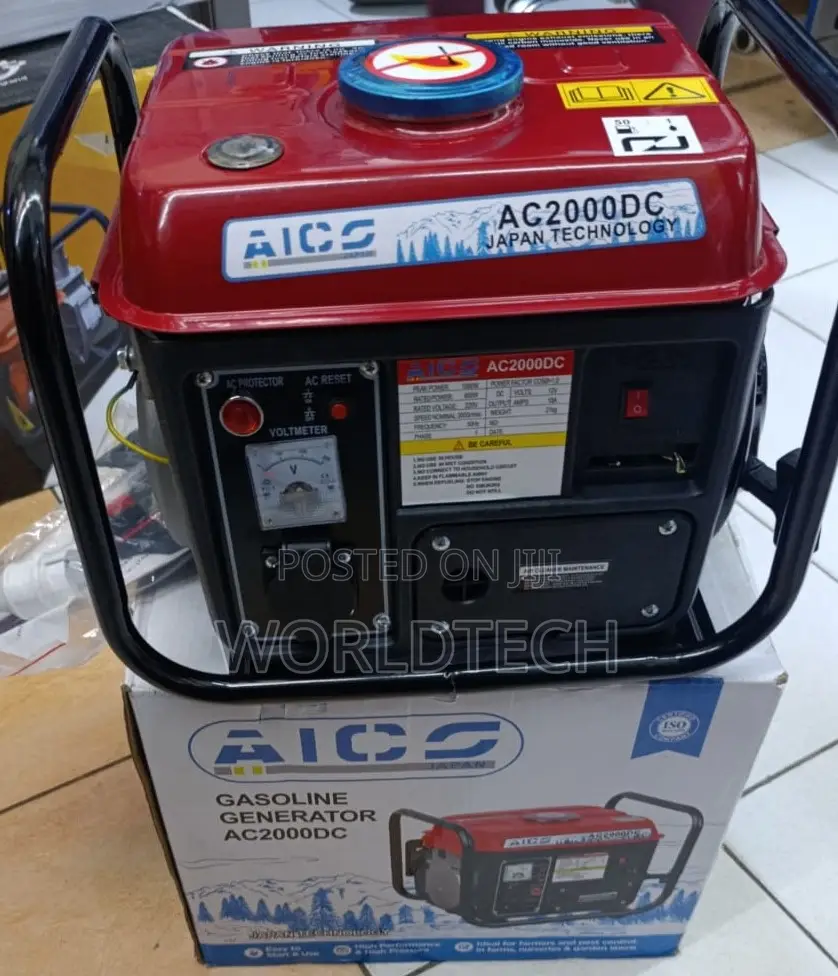 Aico Ac2000dc Generator/650watts Aico Petrol Generator