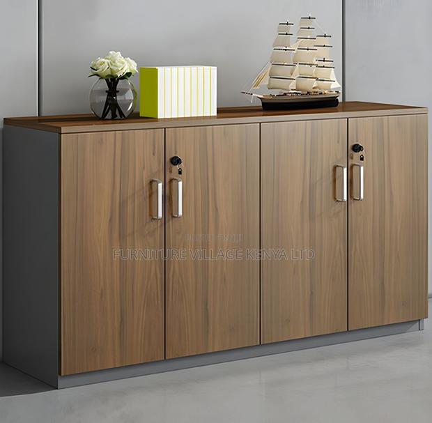 4-Door Credenza Multifunction Cabinet - main view