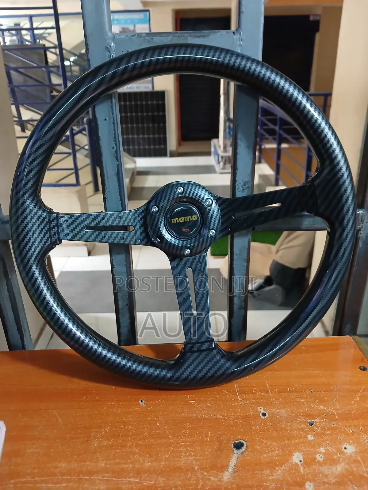 Momo Carbon Fiber Deep Dish Steering Wheel