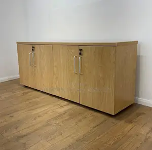 4-Door Credenza Multifunction Cabinet