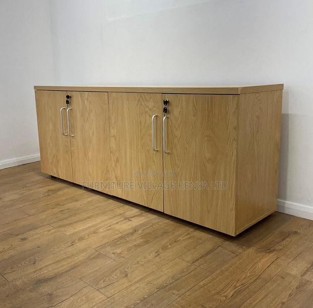 4-Door Credenza Multifunction Cabinet - thumbnail 5