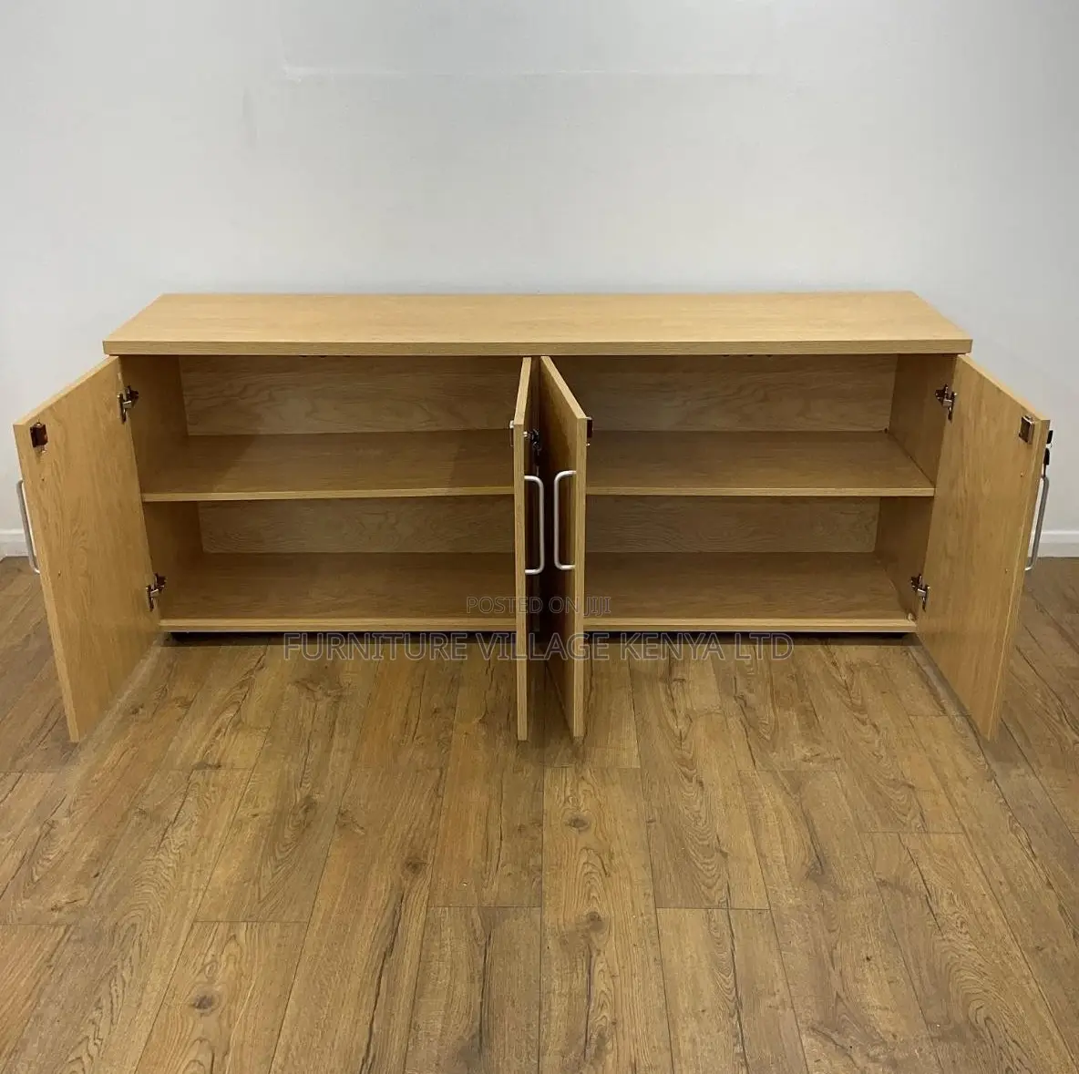 4-Door Credenza Multifunction Cabinet