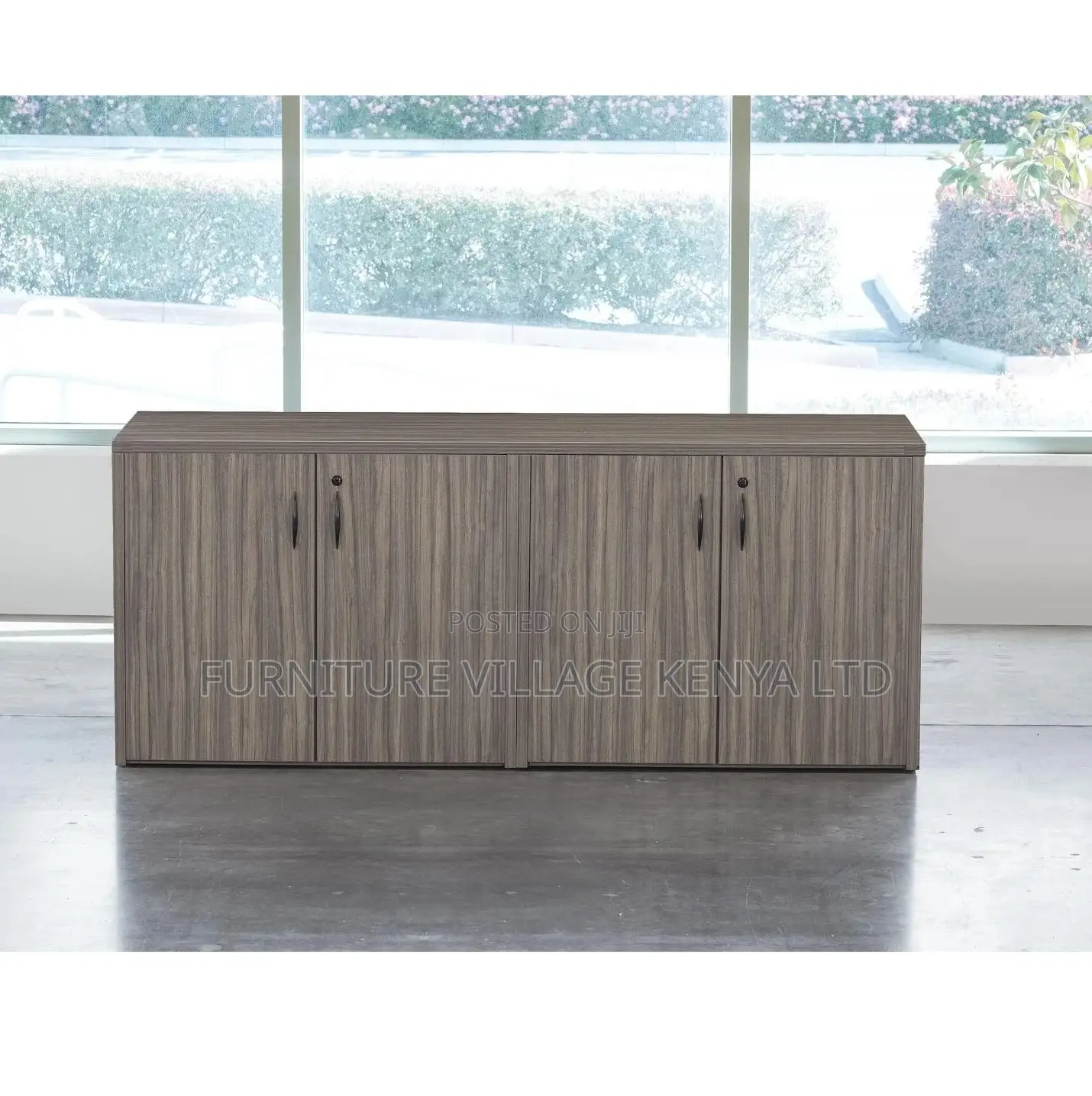 4-Door Credenza Multifunction Cabinet