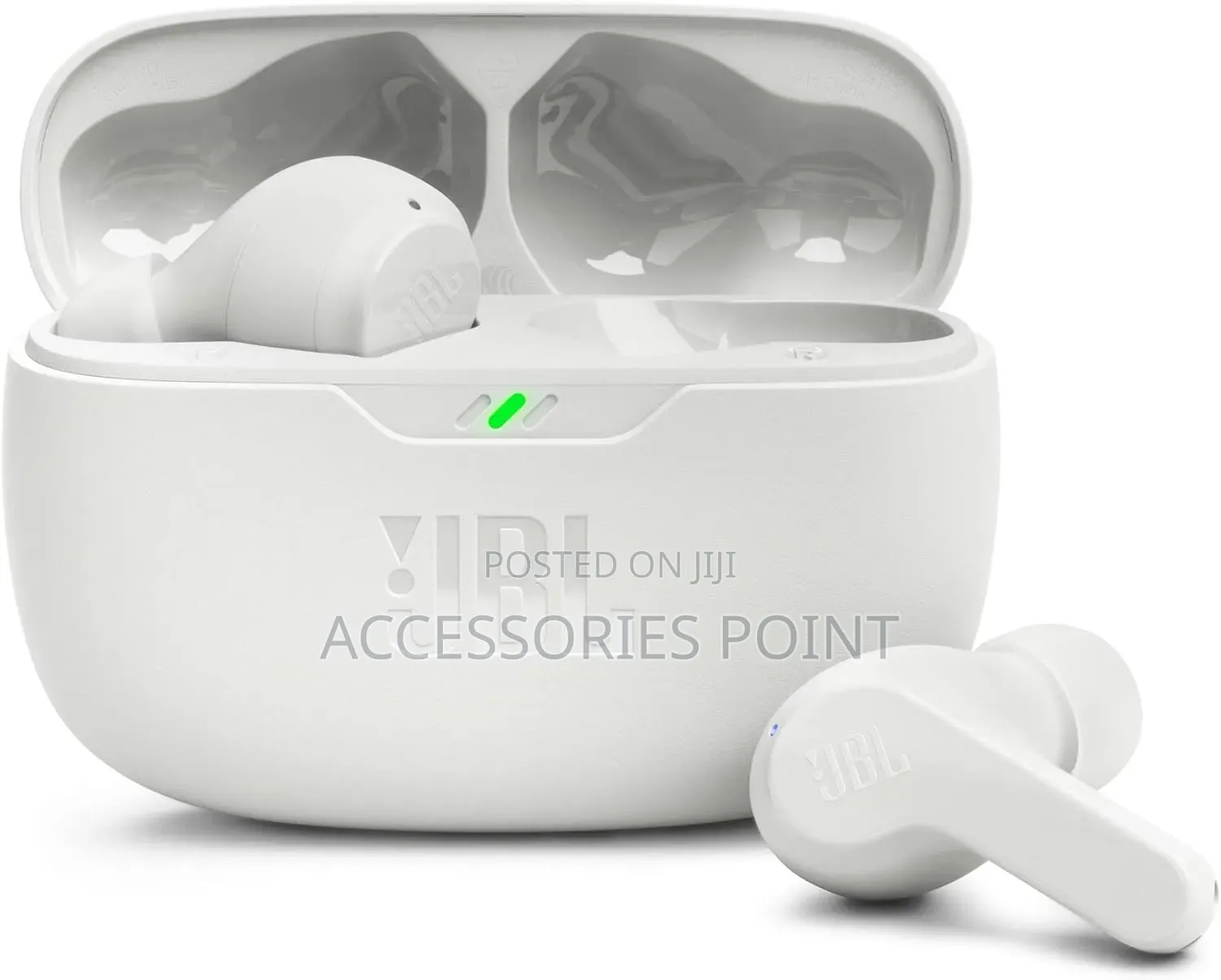 JBL Wave Beam Earbuds, Waterproof,Handsfree Call,32hrsplay Beige/White