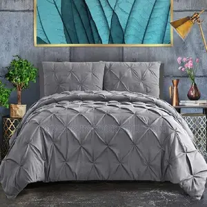 Relaxed Fit Pinch Pleat Cross Pintuck Duvet Cover