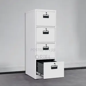 Office Cabinet : 4 Drawer File Cabinet With 4 Keys