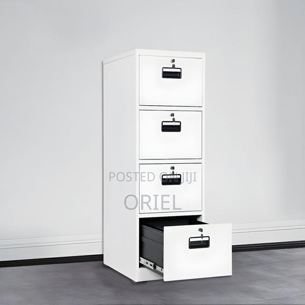 Office Cabinet : 4 Drawer File Cabinet With 4 Keys - thumbnail 4