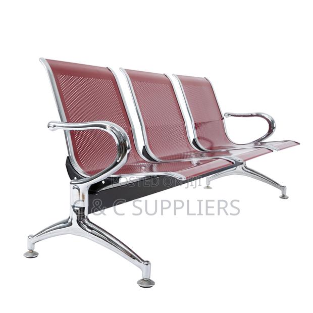 Office 3-Link Metallic Guest Bench - thumbnail 3