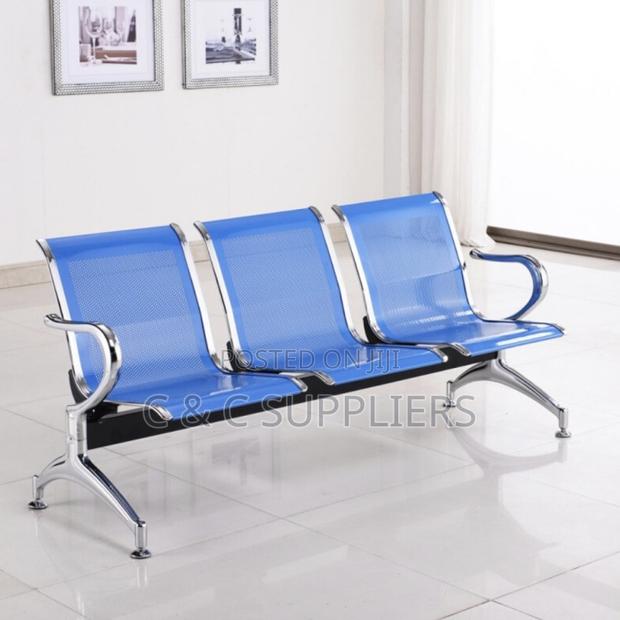 Office 3-Link Metallic Guest Bench - thumbnail 7