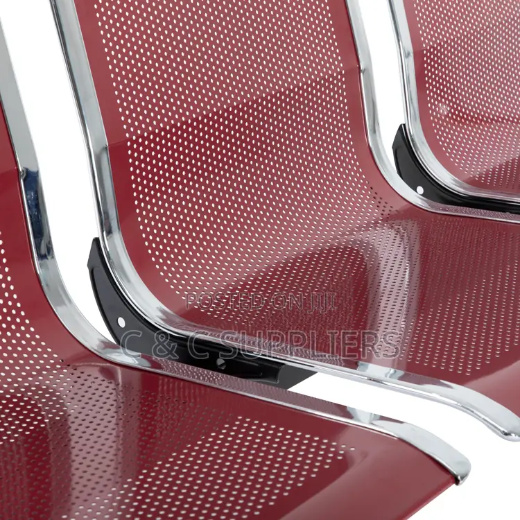 Office 3-Link Metallic Guest Bench