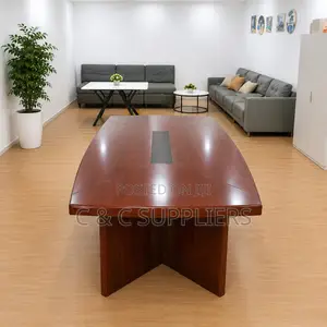 Office Mahogany Boardroom Table-2 Meter