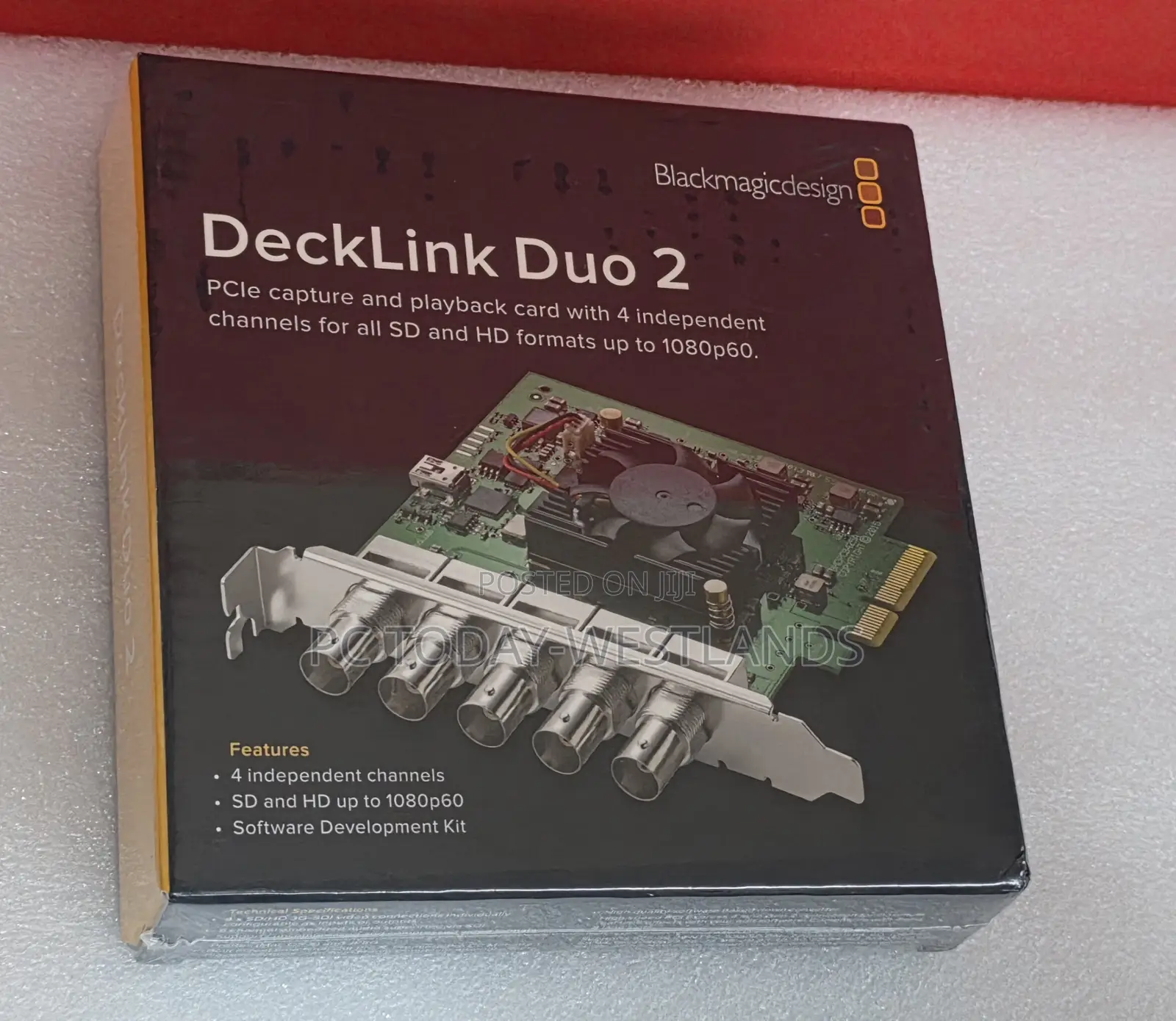 Blackmagic Design Decklink Duo 2 4ch Sdi Playback And Capture Card