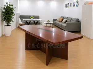 Office Mahogany Boardroom Table-2 Meter