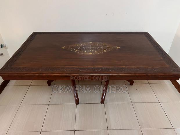 Handcrafted 2m X 1m Solid Hardwood Dining Table. - thumbnail 3