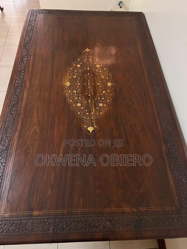 Handcrafted 2m X 1m Solid Hardwood Dining Table. - thumbnail 4