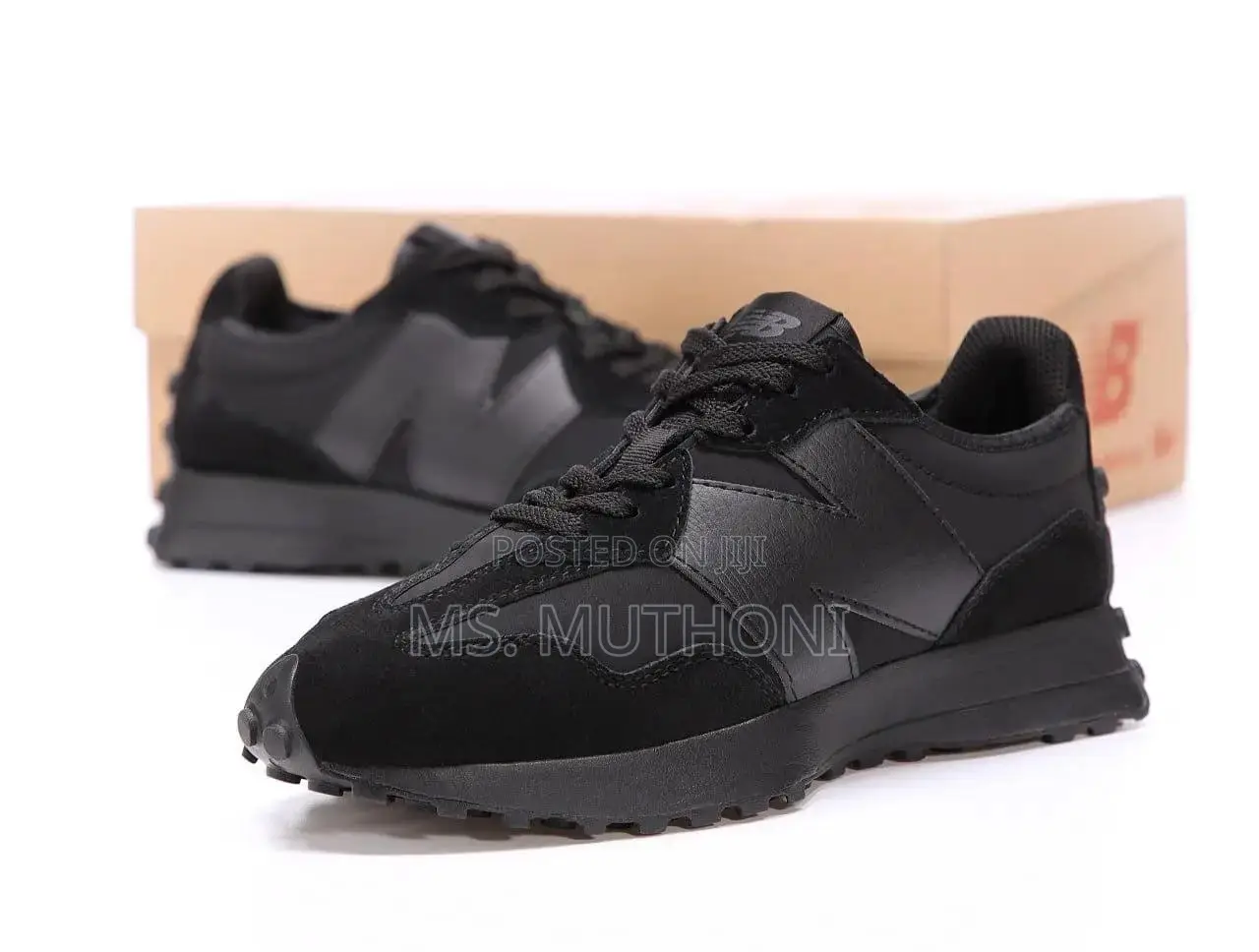 Nb 327 Triple Black Size 37-42