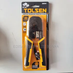 Tolsen Ratchet Modular Crimping Pliers Cable Cutter Wire Stripping
