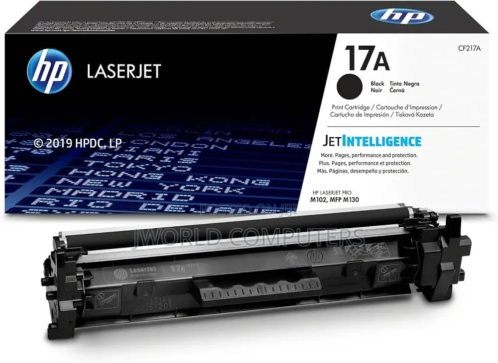 Hp 17a Black Original Laserjet Toner Cartridge - Cf217a