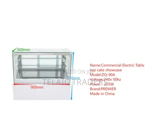 Commercial Electric Table Top Cake Showcase