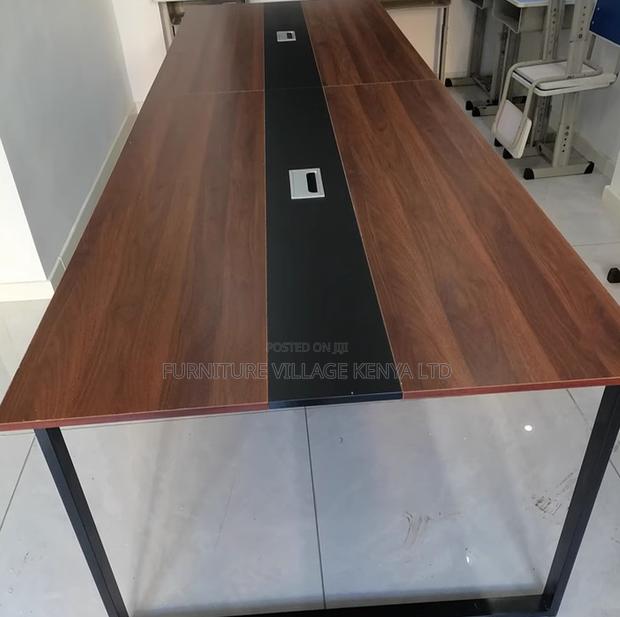 MDF Conference Table With Cable Box - thumbnail 2