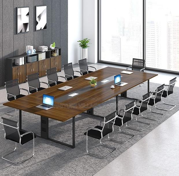 MDF Conference Table With Cable Box - thumbnail 4