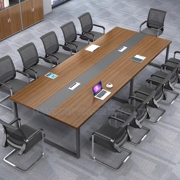 MDF Conference Table With Cable Box - thumbnail 5