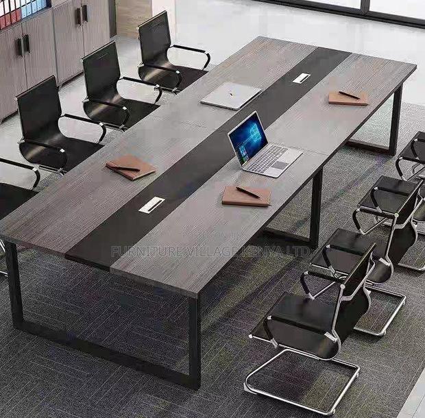 MDF Conference Table With Cable Box - thumbnail 8