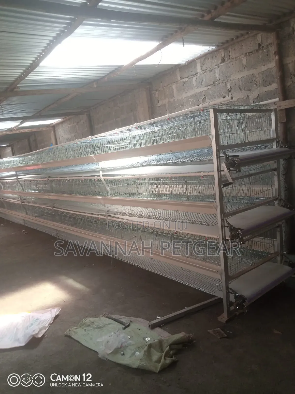 H-Type Layer Chicken Cage System Durable,Galvanized Wire for 96 Layers