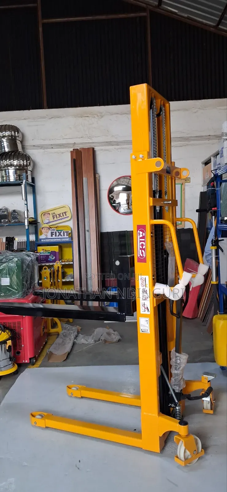 Material Handling Manual Stacker