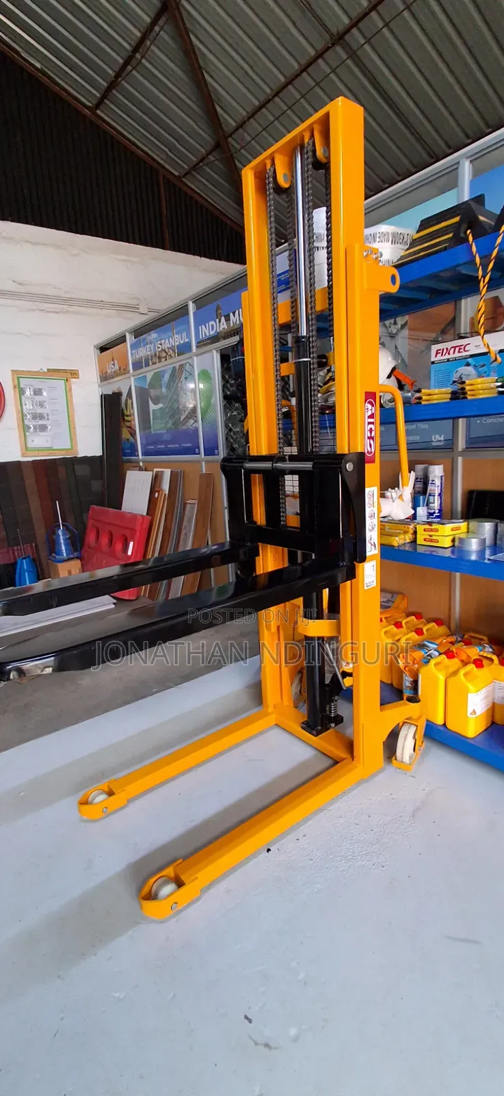 Steel Frame Manual Stacker