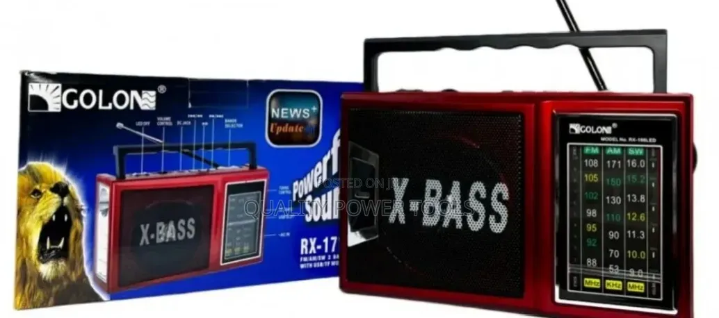 Golon Rx-177led Portable Radio and Music Player.