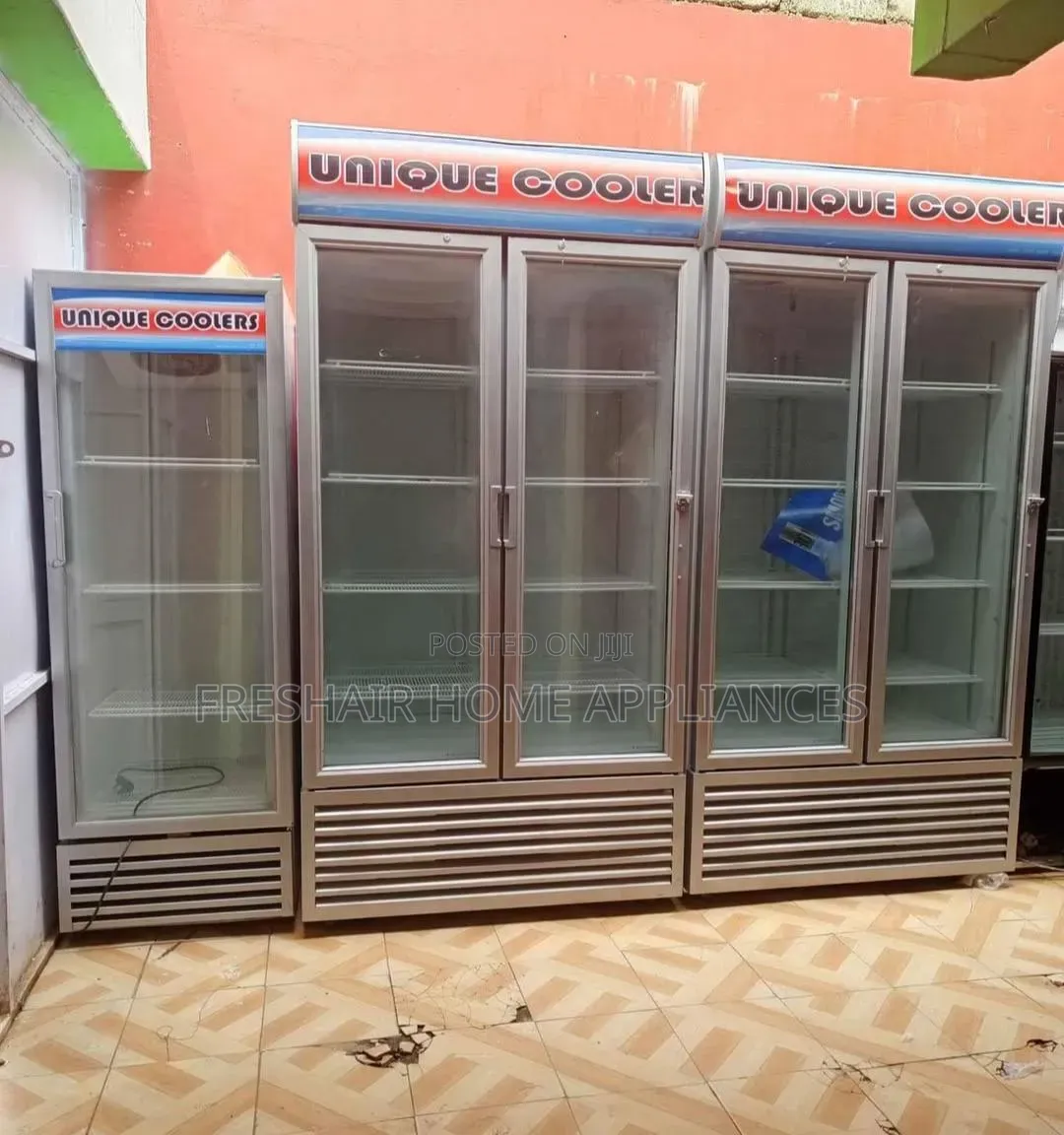 Side by Side Commercial Display Fridge