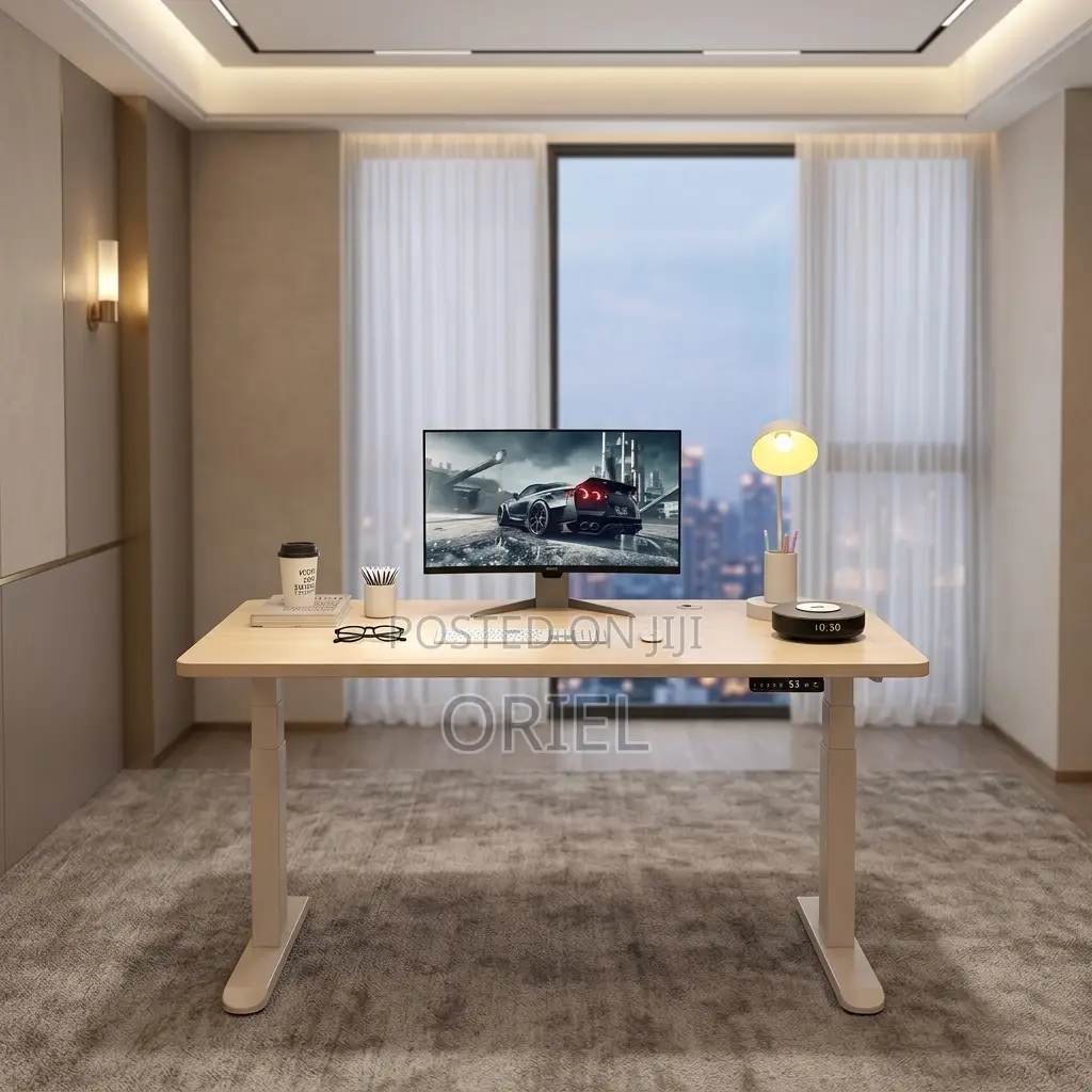 Office Computer Desk : 200cm Electric Desk