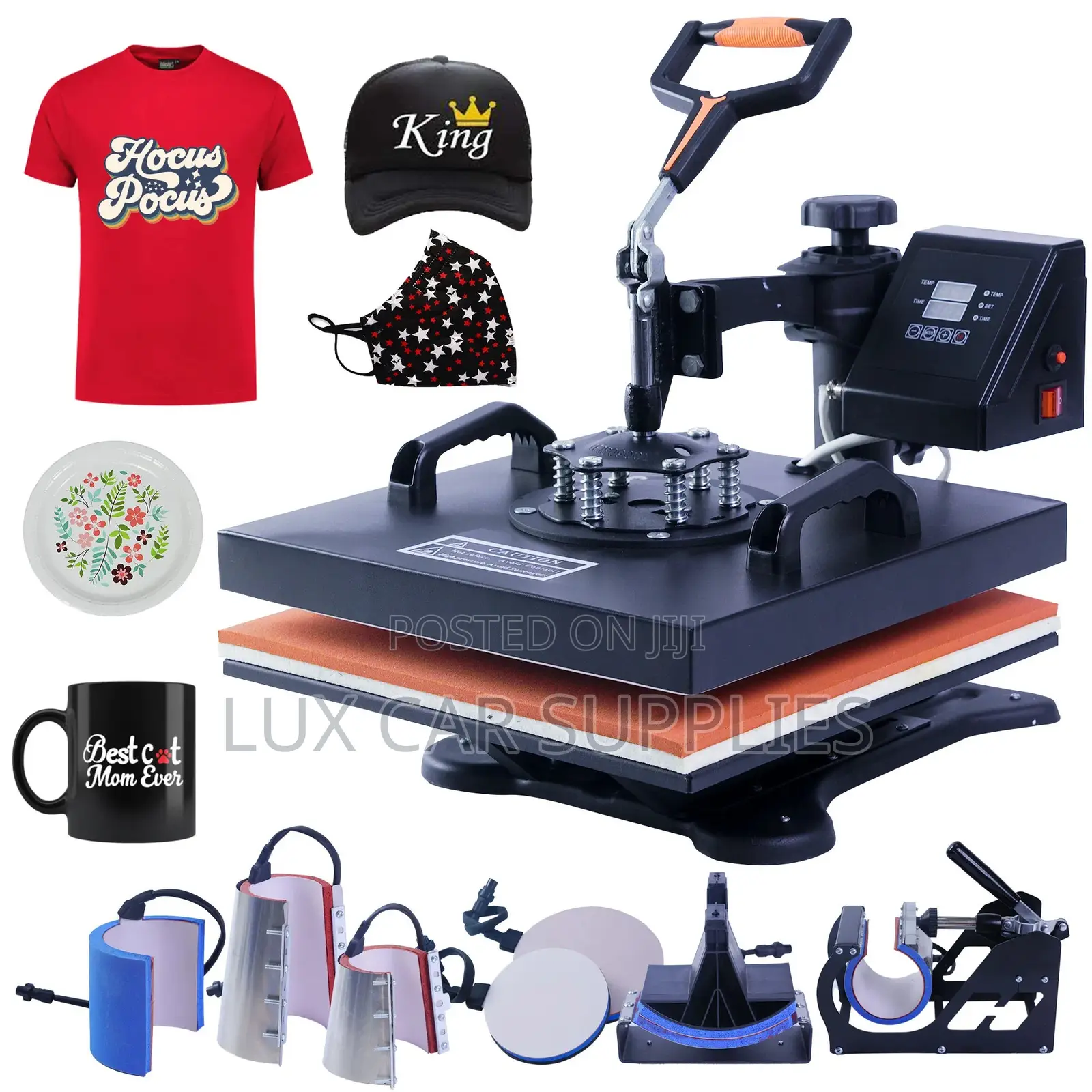 High Quality Multifunctional 8 in 1 Combo Heat Press Machine