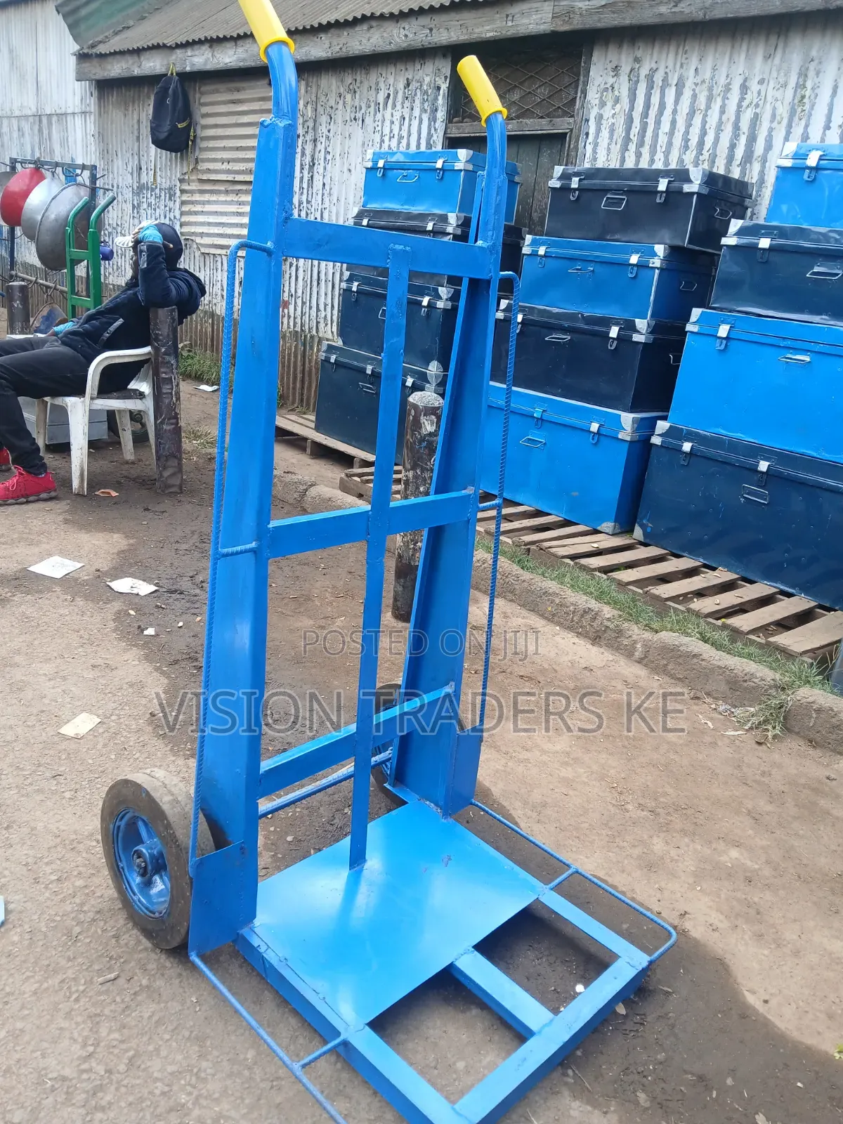Heavy Duty Jua Kali Luggage Trolley