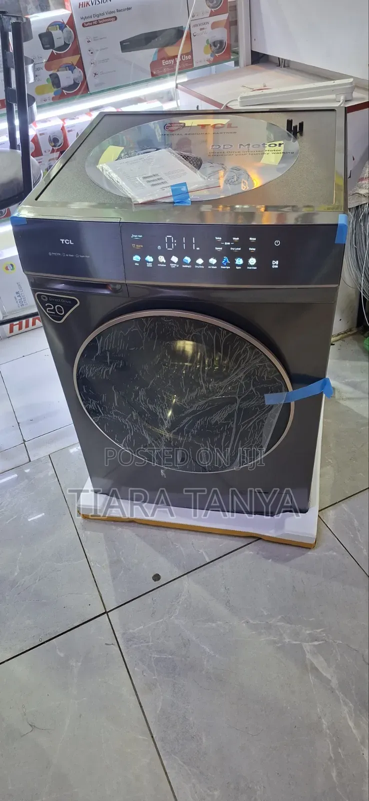 TCL 12kg Wash and Spin Washing Machine P612flg