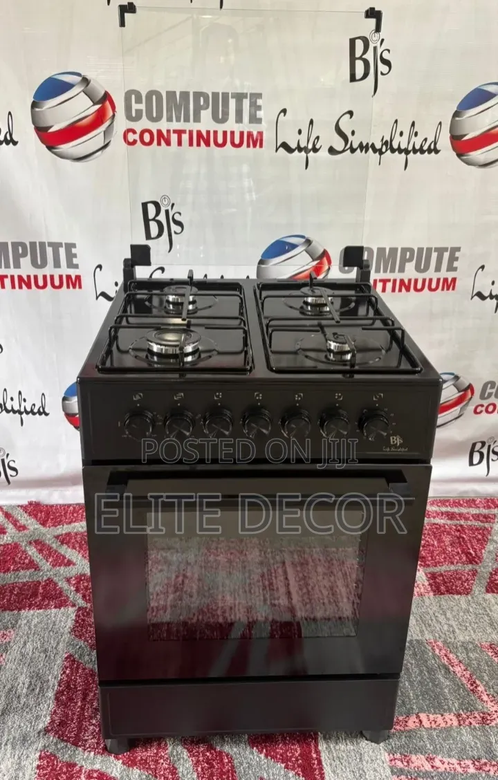 Bj60604g – 60 X 60 Size • 4 Powerful Gas Burners Electric Oven