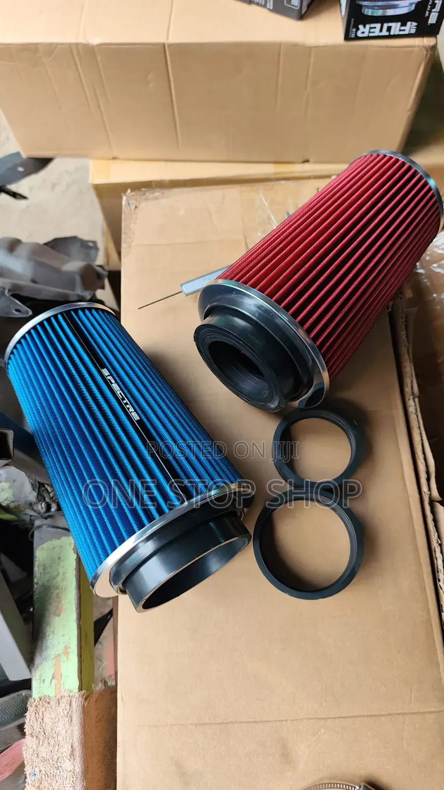 Spectre Performance Universal Clamp Cone Air Filter 3"_3.5_4" Diameter