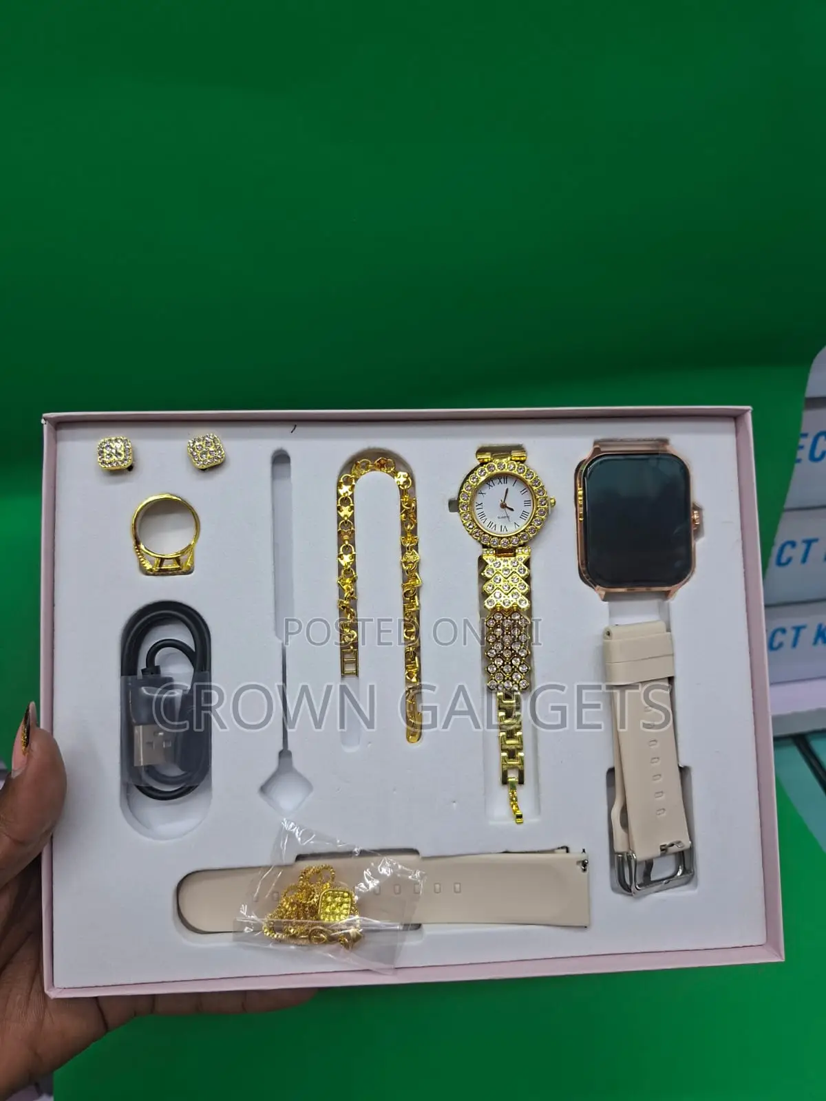 A58 Plus Bluetooth Calling Smartwatch With Luxury Gift Set