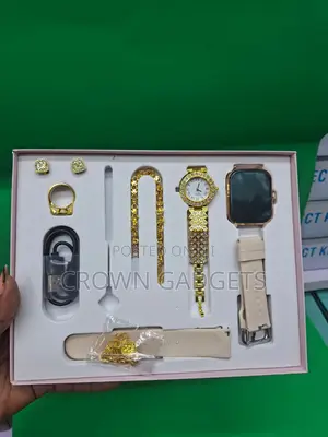 A58 Plus Bluetooth Calling Smartwatch With Luxury Gift Set