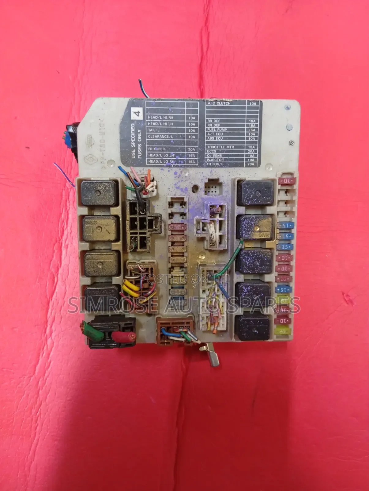 Fuse Box No:4 Nissan