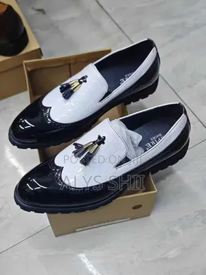 Men Wetlook Official Shoes