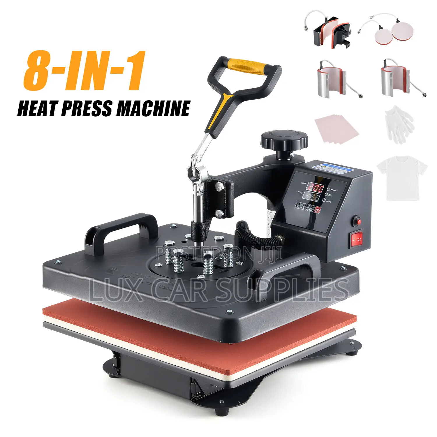 8 In1 Heat Press Machine Digital Transfer Sublimation Printer 30×38cm
