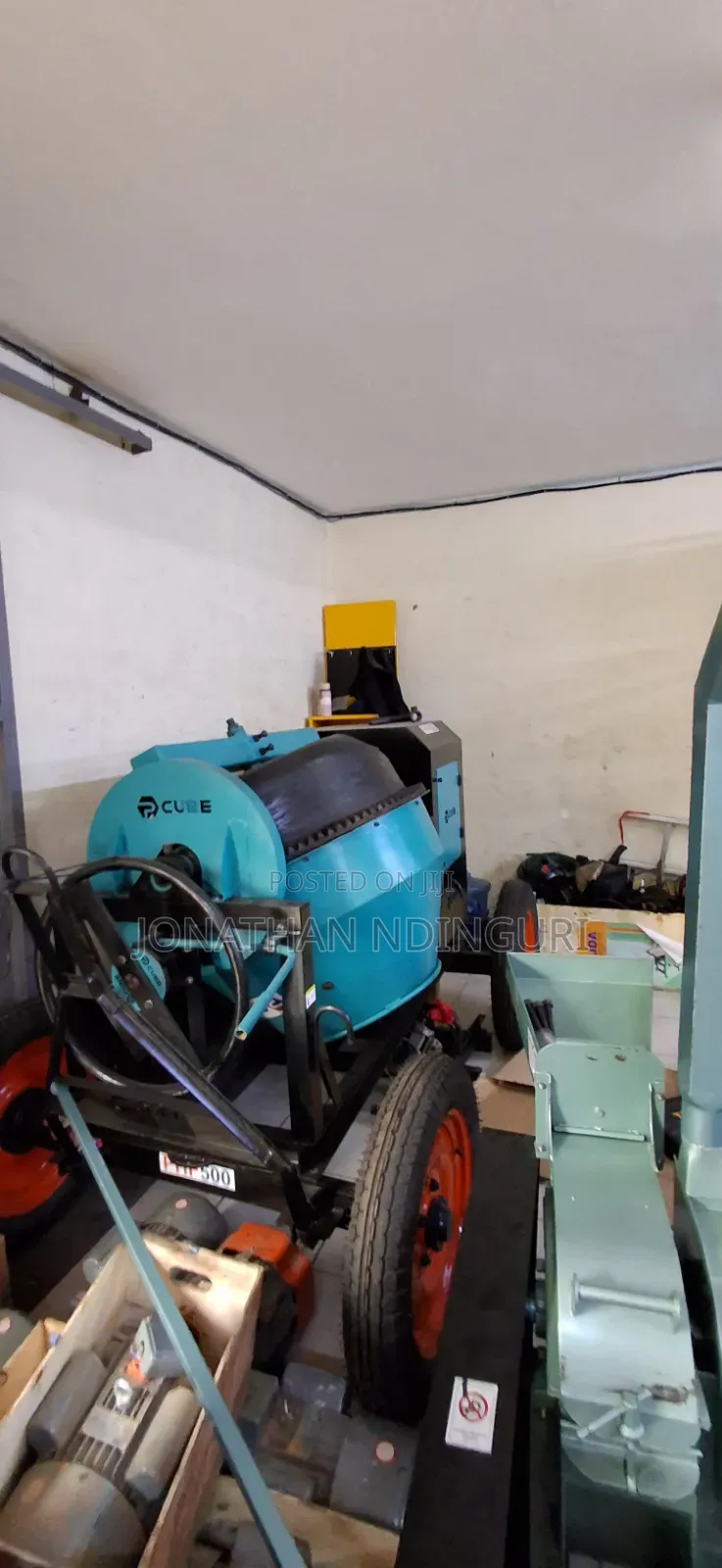 500l Concrete Mixer With 8hp Diesel Engine