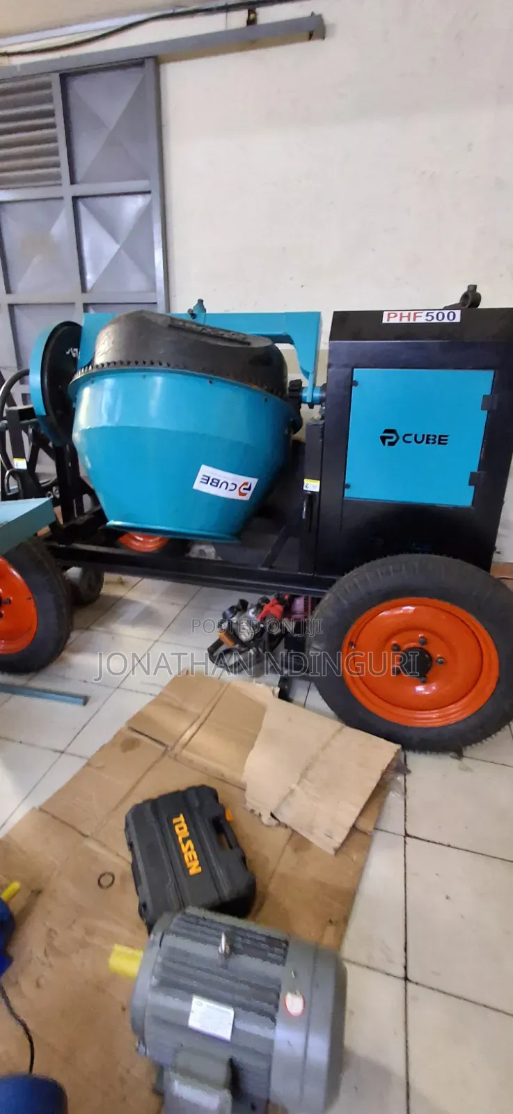 Industrial Concrete Mixer – Diesel Powered