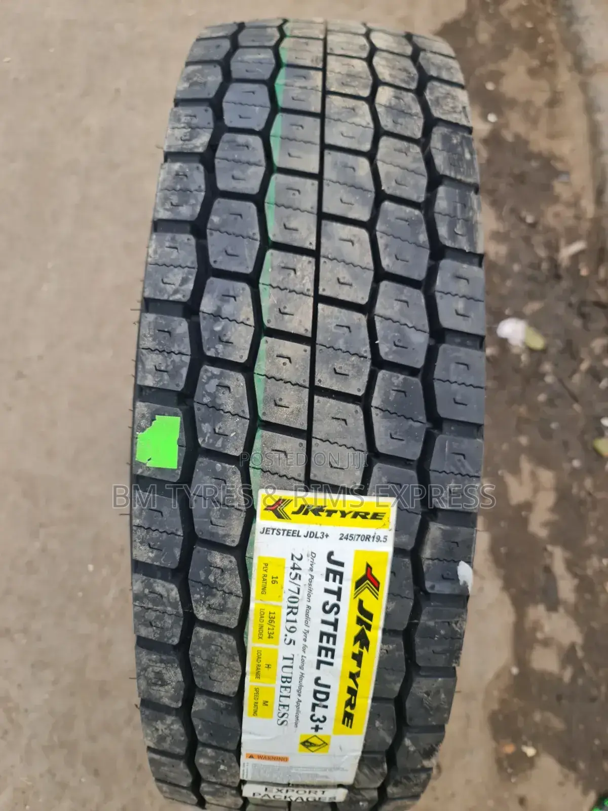 245 /70 R19. 5 Jk Tires (Diff) India.