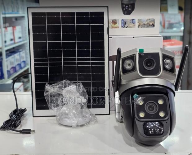 Solar V380 Pro Outdoor Wifi Camera With Dual Lens Cameras