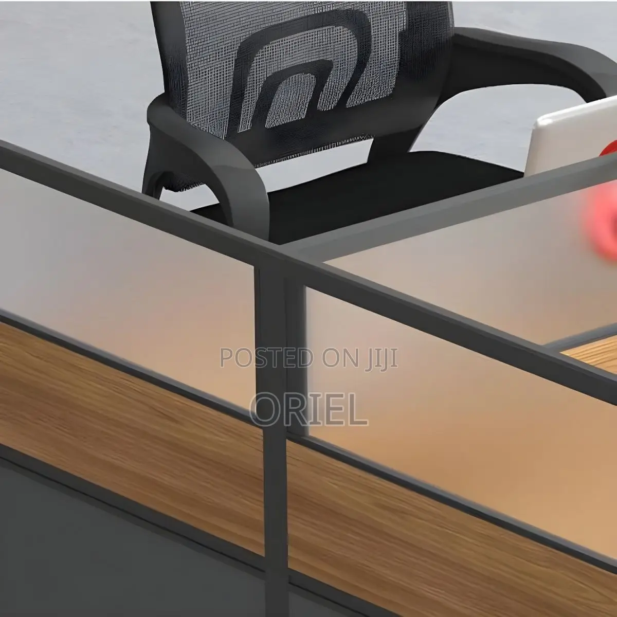 Office Workstation : 2-Way Curved Office Working Workstation