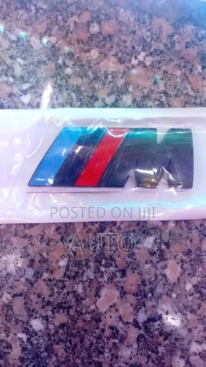 BMW M Sport Logo Badge – Premium Emblem Sticker for BMW Models